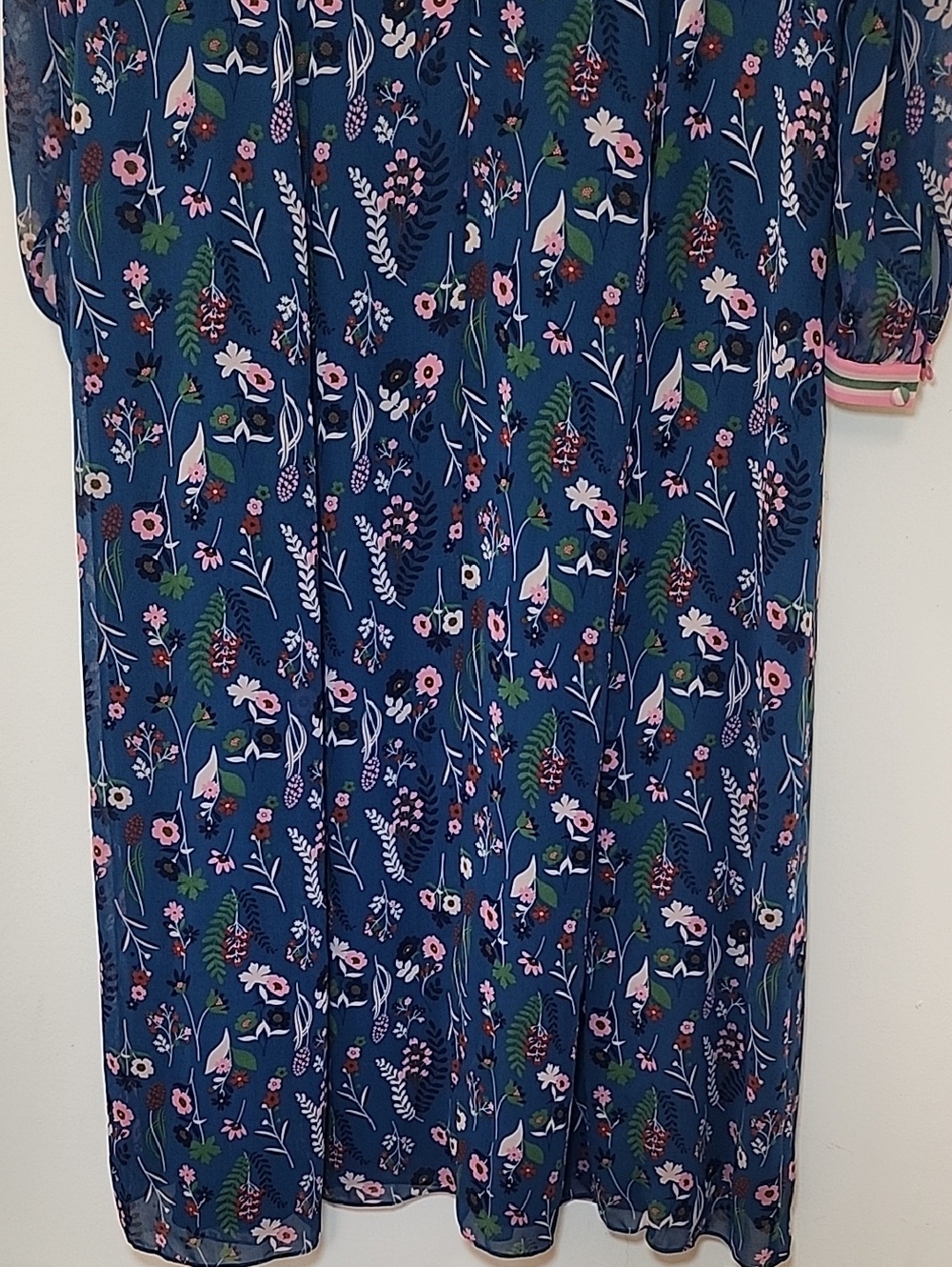 Boden Ellen Floral Maxi Dress  Baltic Botany floral print Size 16 - Picture 15 of 16